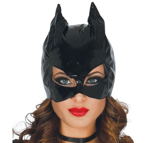 Zwart  catwoman masker