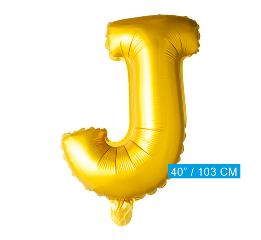 Gouden letters ballon J