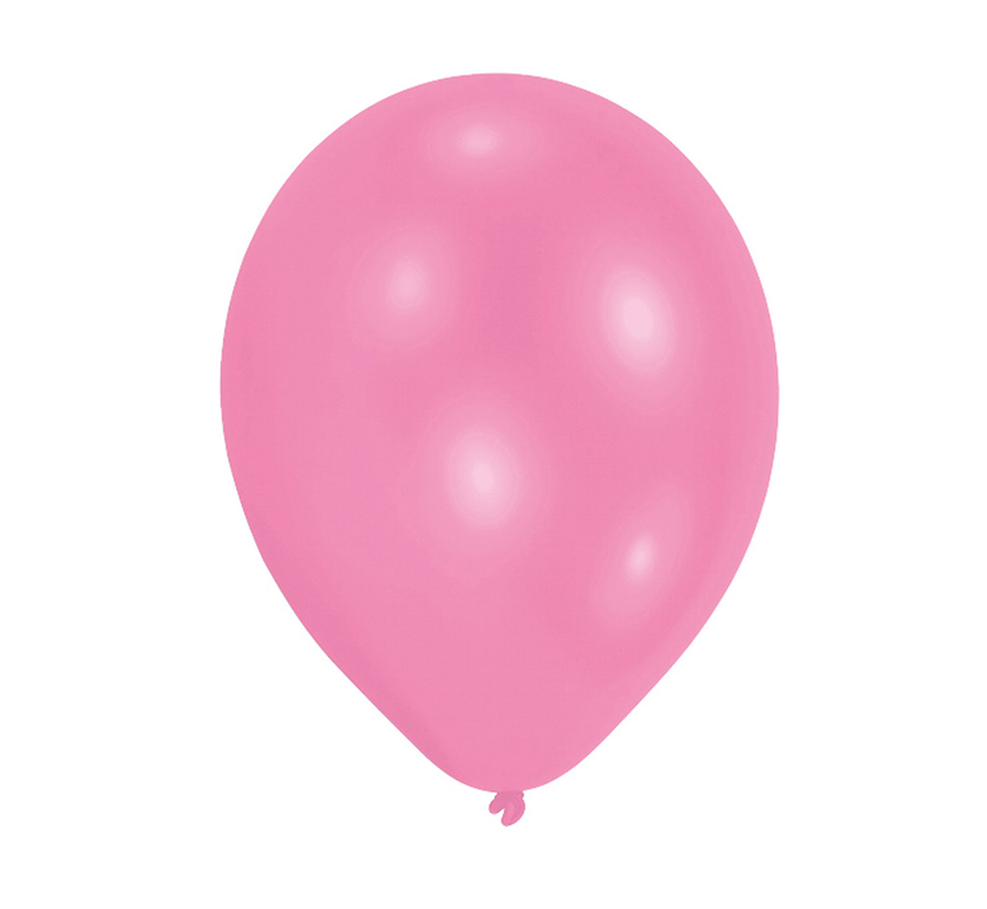 100 st Ballonnen 9" inch roze