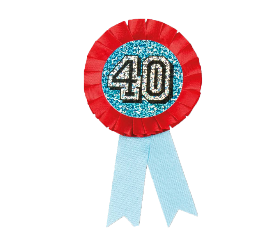 Button rozet 40 jaar