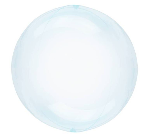 ORBZ CRYSTAL CLEARZ  ballon blauw