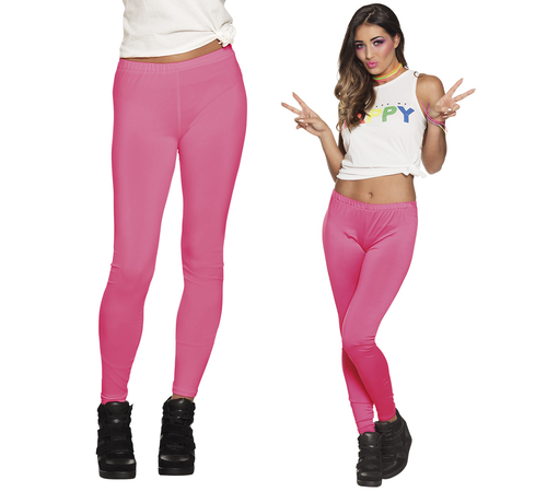 Neon roze legging Dames