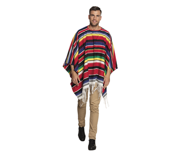 Gekleurde Mexicaanse poncho