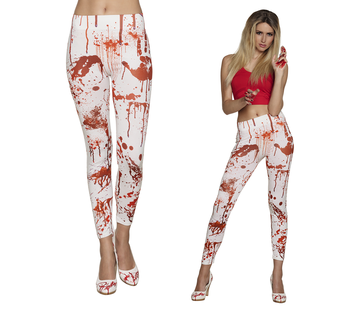 Halloween legging met bloed