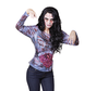 3D T-shirt zombie vrouw