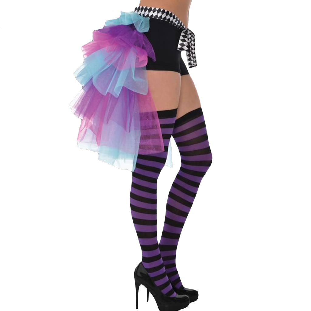 FEOYA Retro steampunk rok voor dames, gothic, vintage, ruches, hoge