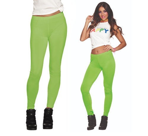 Neon groene legging