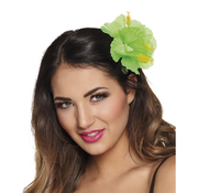 Lime groen haaraccessoires bloem