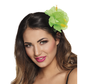 Lime groen haaraccessoires bloem