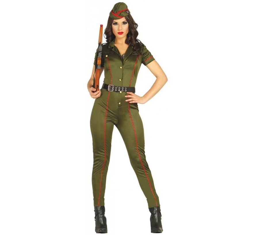 Leger catsuit vrouwen Militaire