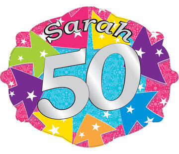 Huldebord sarah 50 jaar