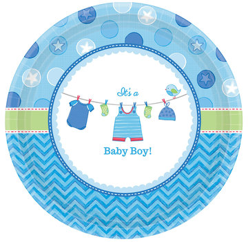 babyshower bordjes boy