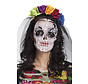 Mexicaanse tiara met sluier en masker