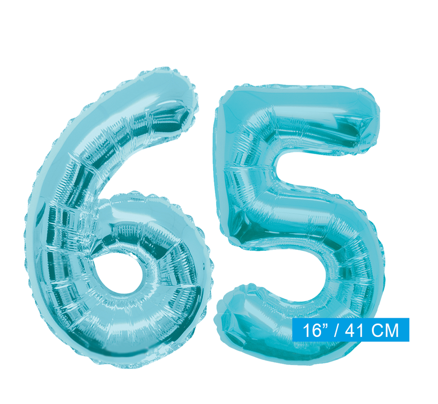 Folie ballonnen 65 blauw