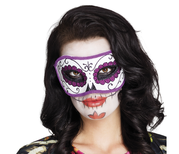 Paars Mexicaans dodenmasker