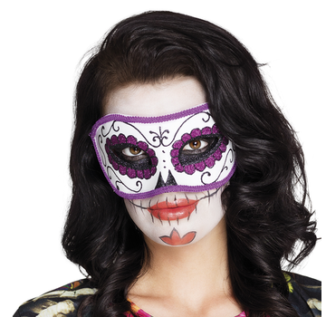 Paars Mexicaans dodenmasker