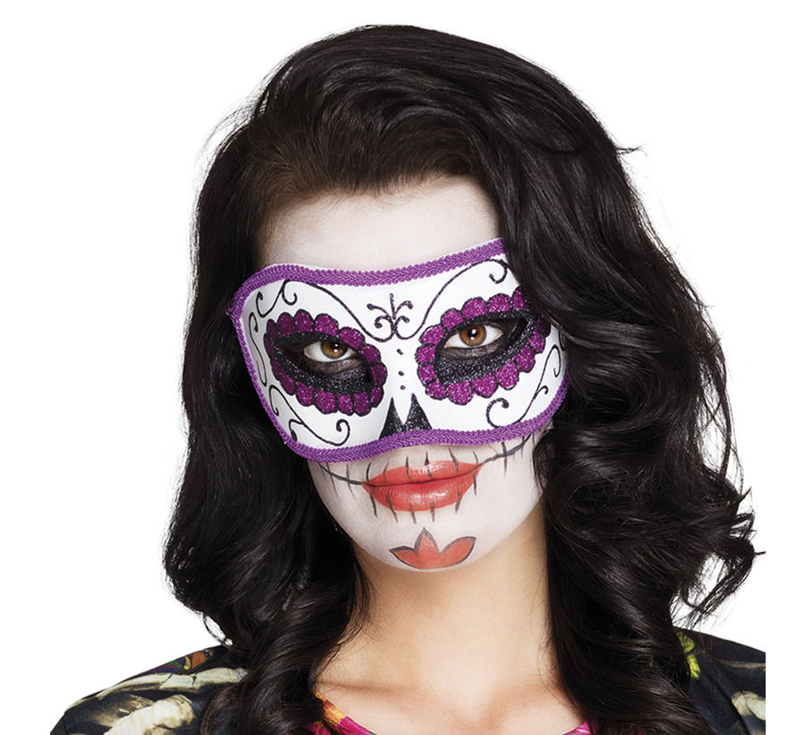 Paars Mexicaans dodenmasker