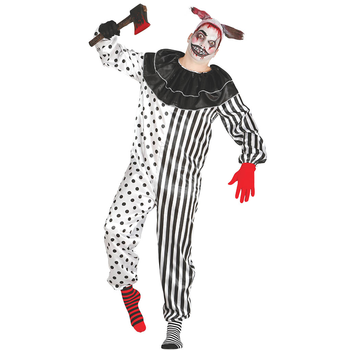 Horror Pierrot clown kostuum