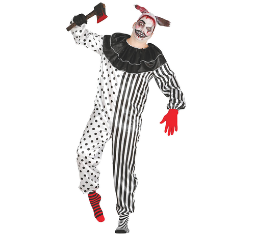 Horror Pierrot clown kostuum