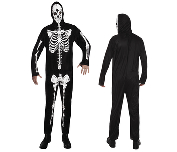 Halloween kleding skeleton