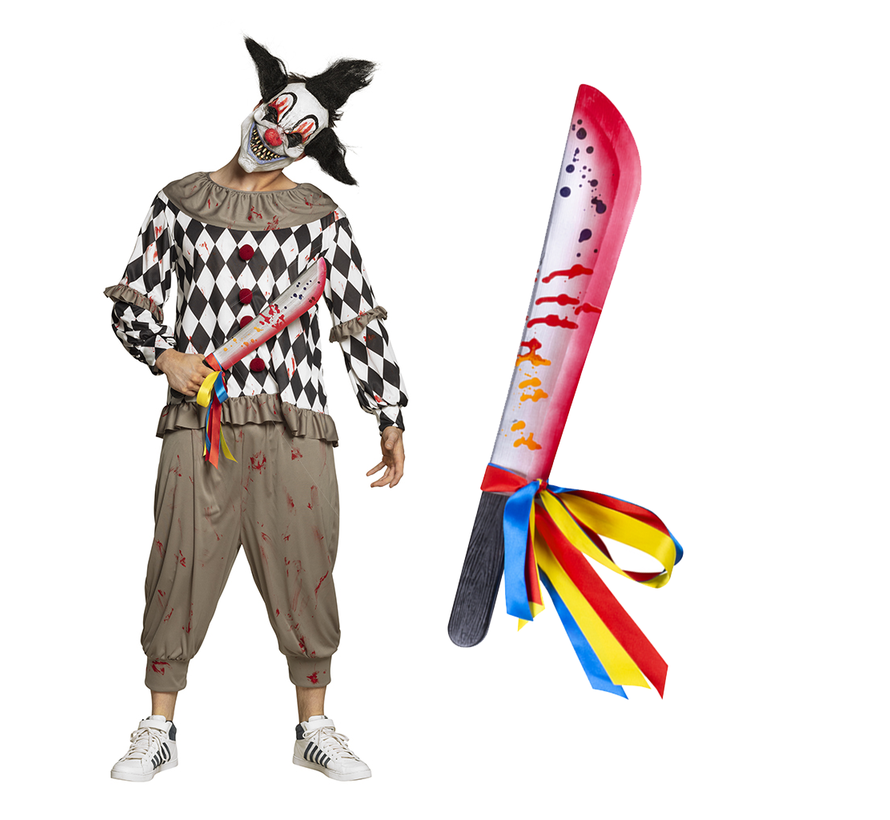 Horror clown nep machete