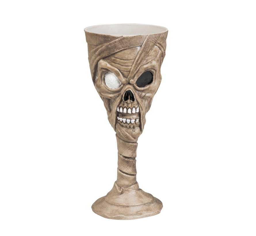 Halloween mummy goblet kelk