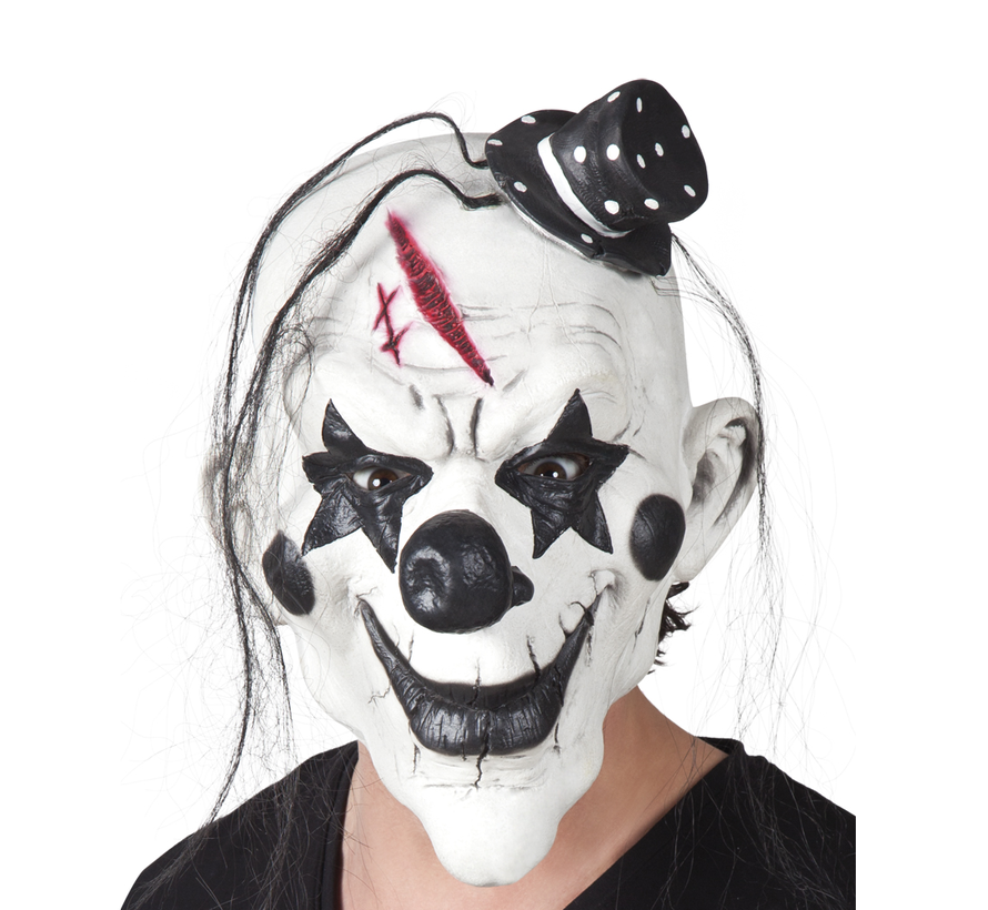 Psycho Clown masker van latex