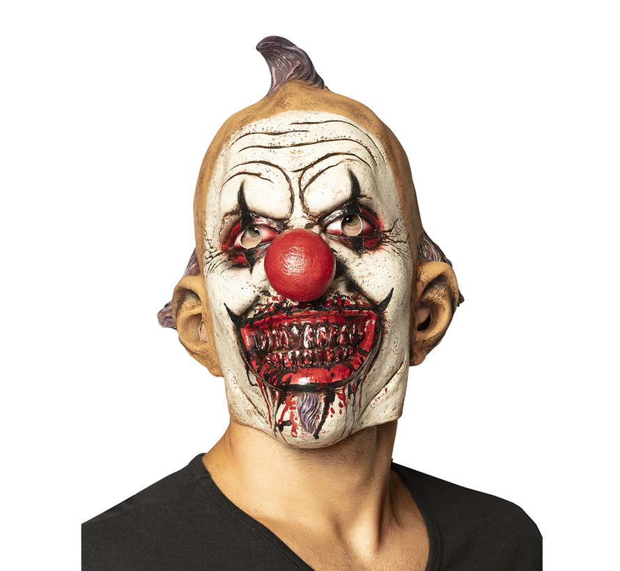 Latex horror clown masker