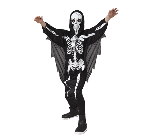 Halloween kleding scary skeleton