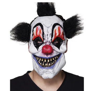 latex scary clown masker