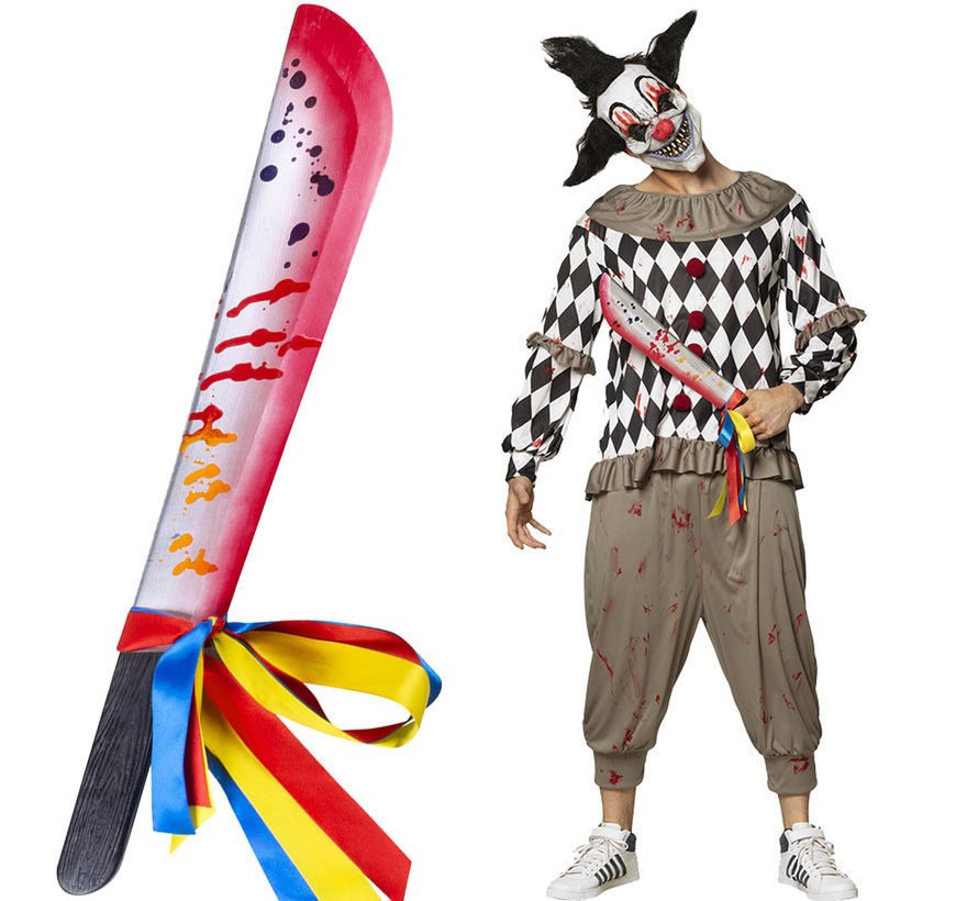 Horror clown nep machete