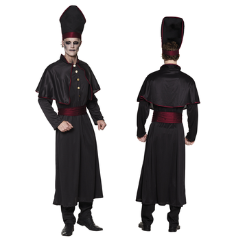 Halloween priester Kostuum
