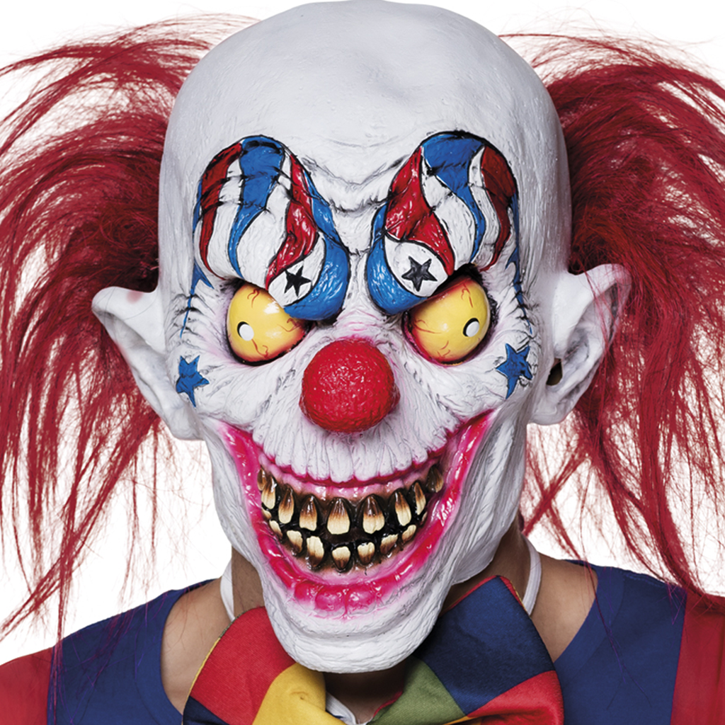 latex masker clown - Partycorner.nl