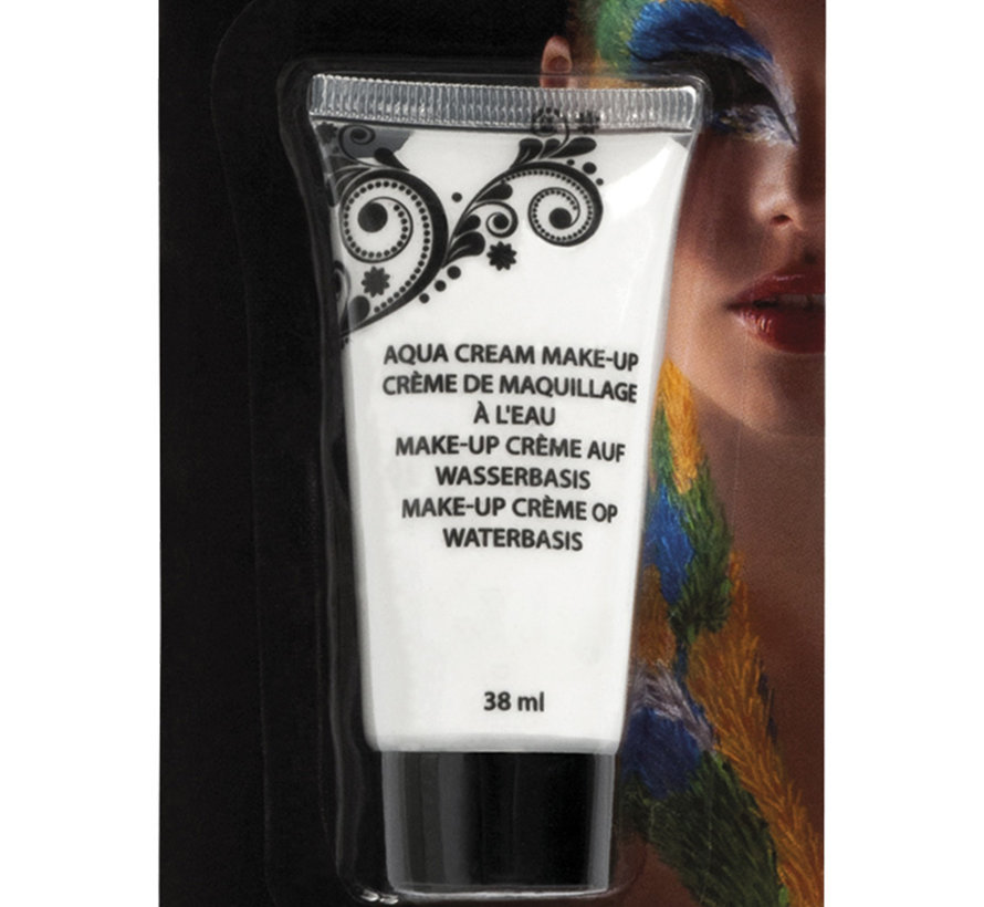 Tube aqua make-up cream wit