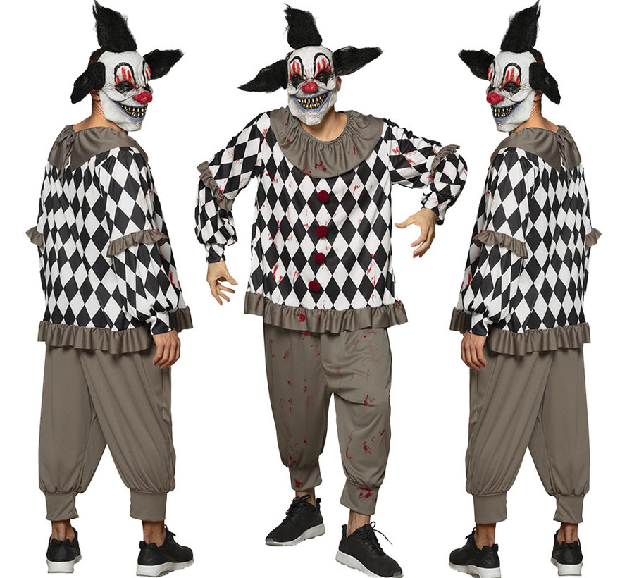 Scary Clown kostuum heren