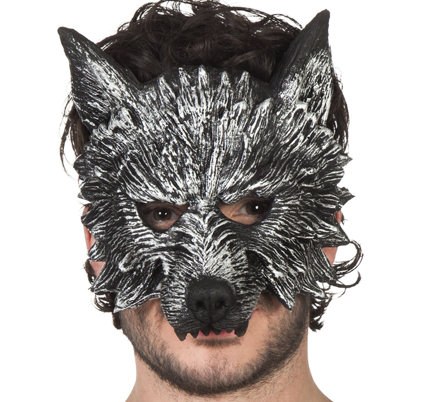 latex weerwolf half masker