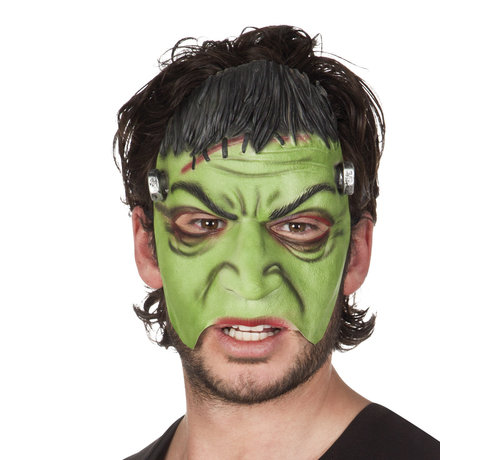 Latex halfmasker monster Frankenstein