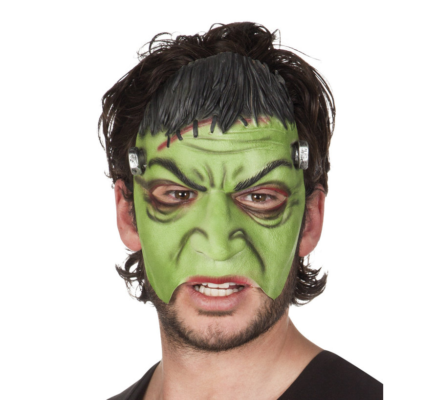 Latex halfmasker monster Frankenstein