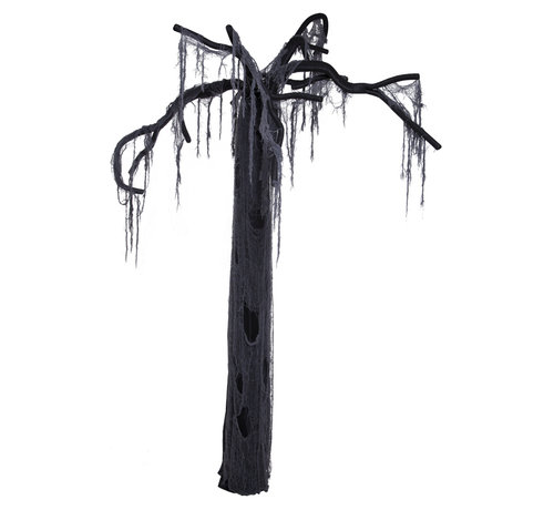 Zwarte Halloween boom decoratie