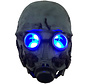 Halloween gasmasker met verlichte ogen