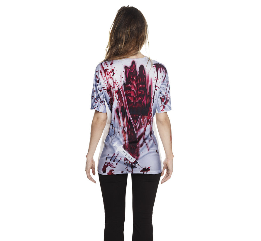 3D Shirt Horror verpleegster