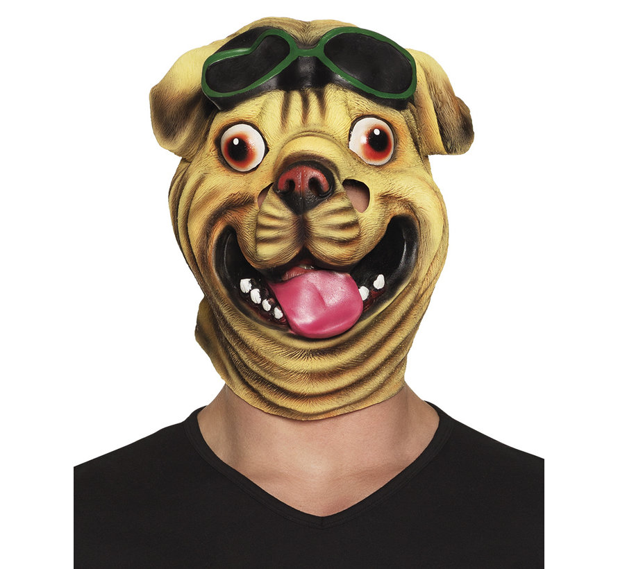 Latex bulldog masker