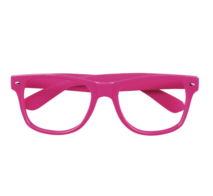 Roze Party bril zonder glazen