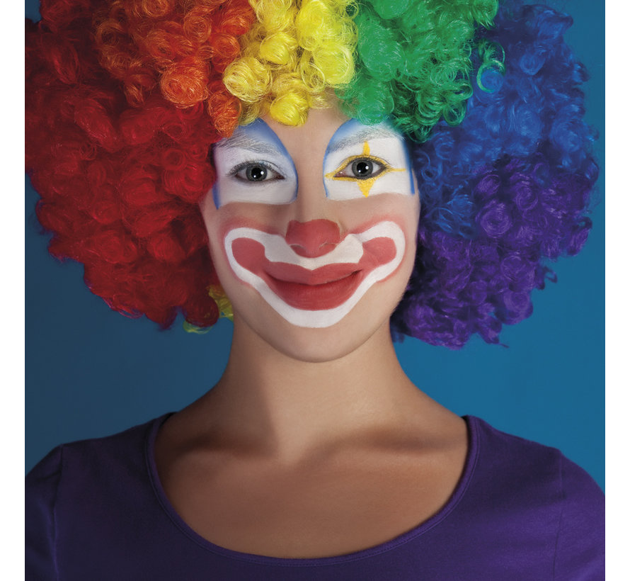 Schminkset clown 4 kleuren