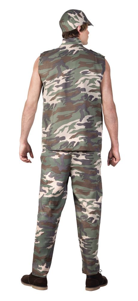het doel toenemen Gemaakt van Camouflage legerkleding - Partycorner.nl