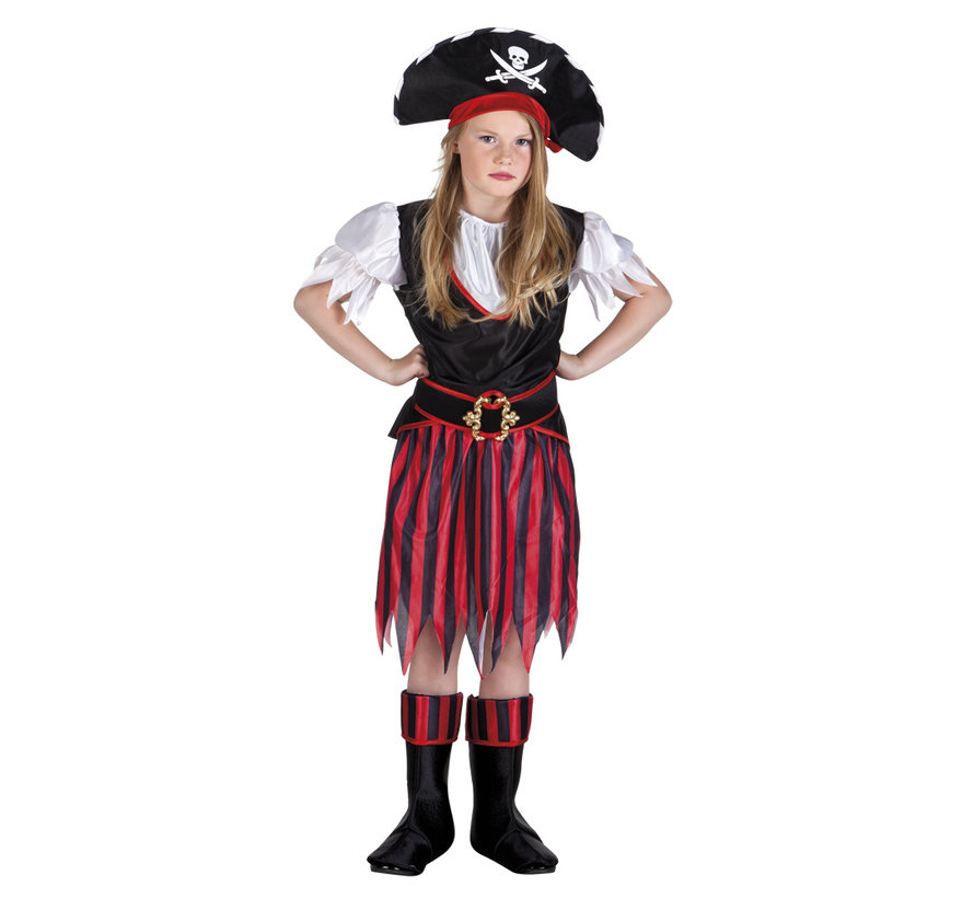 Kinderkostuum Piraat Annie luxe