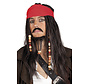 Jack Sparrow pruik met baard en snor