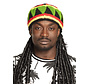 Rasta muts met dreadlocks rasta haar