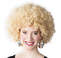 Grote Pruik Afro blond