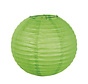 Groene Papieren lampion met draad frame